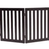 Absperrgitter Hunde 60cm Hoch Schutzgitter Holz Klappbar 2 Paneelen Braun