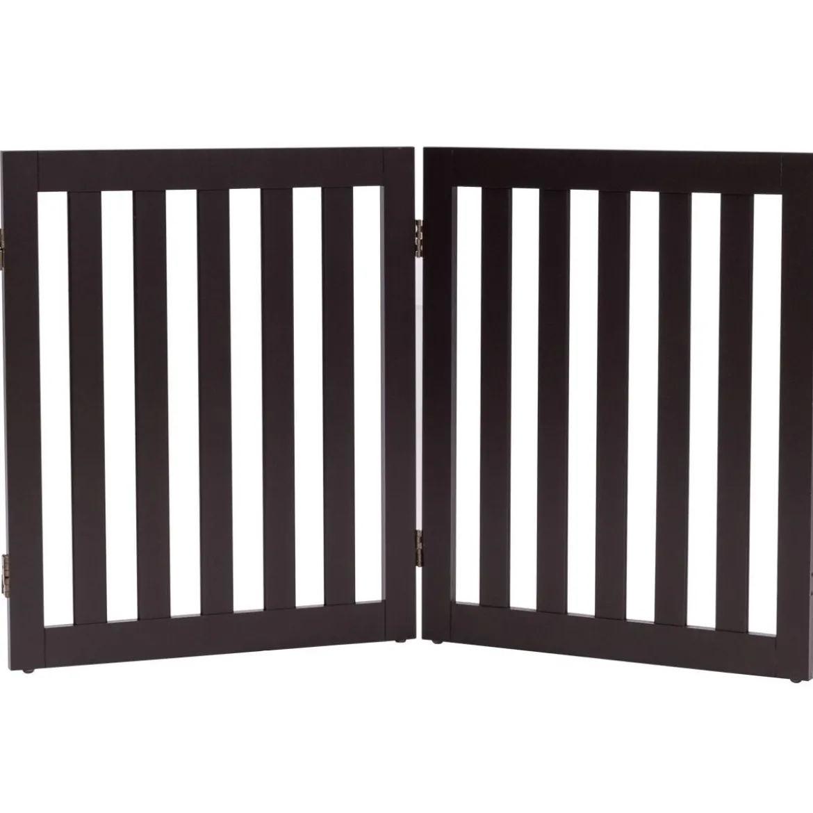 Absperrgitter Hunde 60cm Hoch Schutzgitter Holz Klappbar 2 Paneelen Braun
