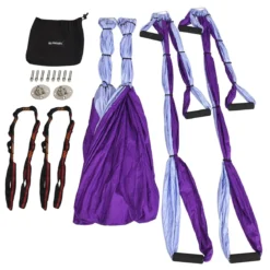 Aerial Yoga Hängematte Set Yoga Schaukel Air Fliegen Hängematte Rosa/Blau/Lila/Hellblau
