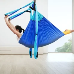 Aerial Yoga Hängematte Set Yoga Schaukel Air Fliegen Hängematte Rosa/Blau/Lila/Hellblau