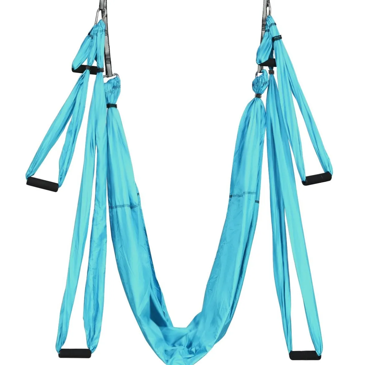 Aerial Yoga Hängematte Set Yoga Schaukel Air Fliegen Hängematte Rosa/Blau/Lila/Hellblau