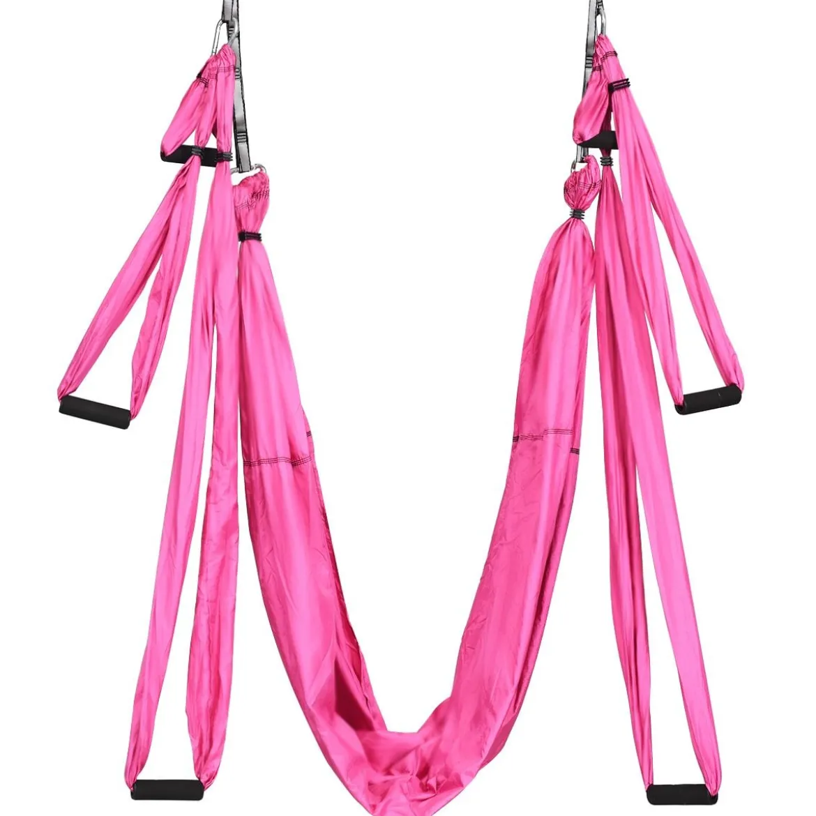 Aerial Yoga Hängematte Set Yoga Schaukel Air Fliegen Hängematte Rosa/Blau/Lila/Hellblau