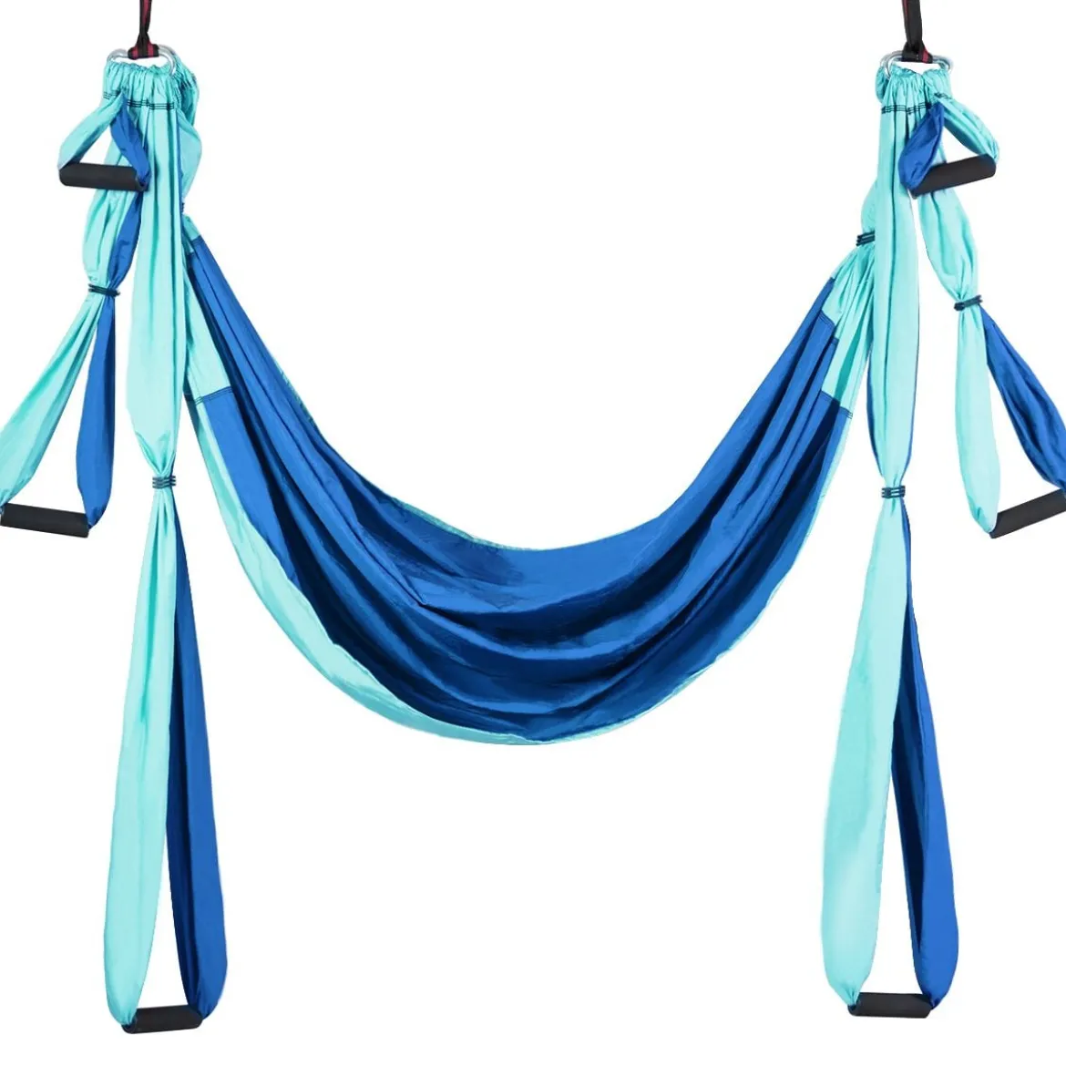 Aerial Yoga Hängematte Set Yoga Schaukel Air Fliegen Hängematte Rosa/Blau/Lila/Hellblau