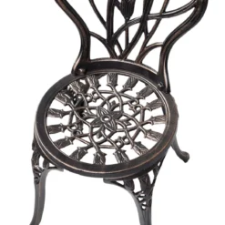 Alu Balkonset Bistroset Gartenmöbel Tisch mit 2 Stühle Sitzgruppe Balkonmöbel