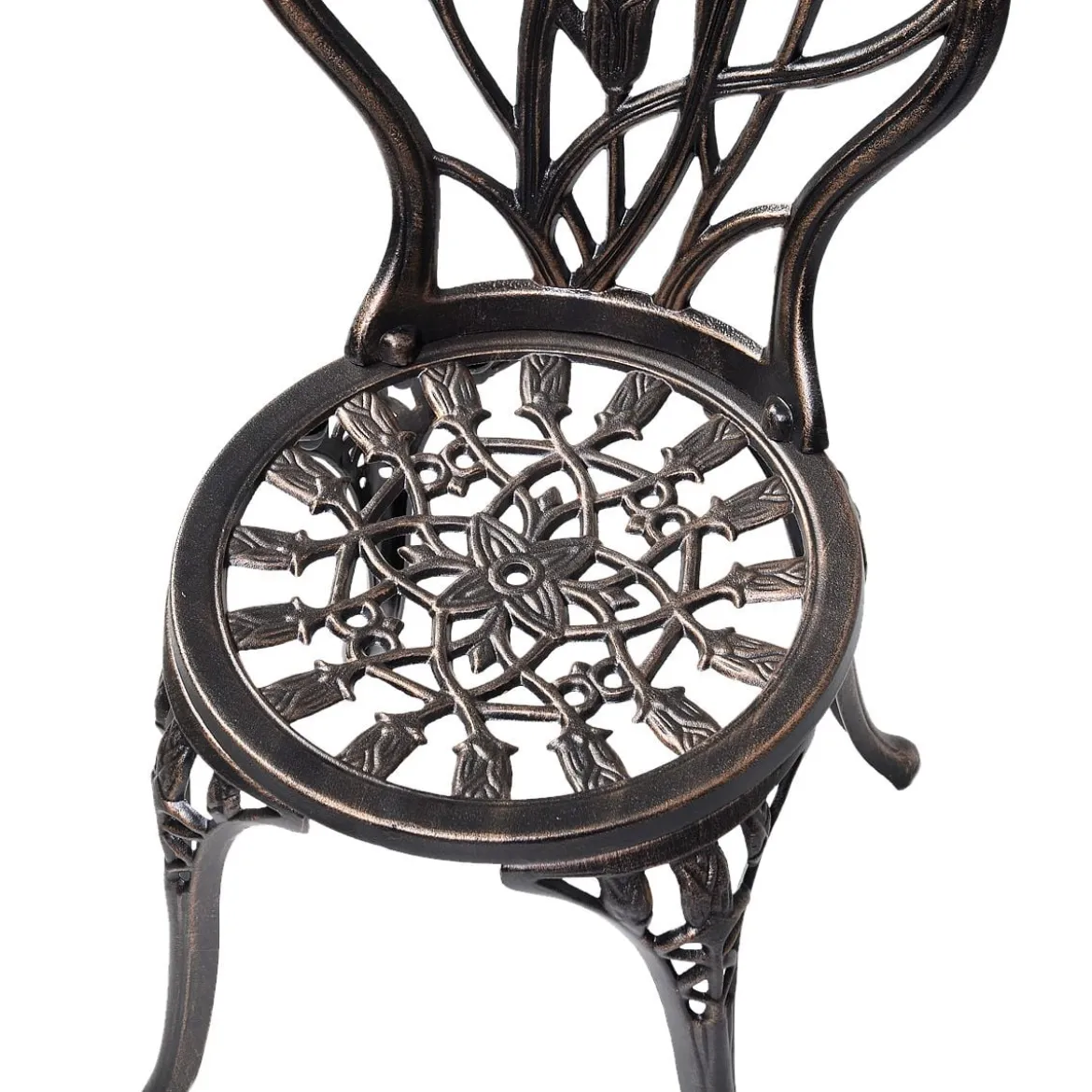 Alu Balkonset Bistroset Gartenmöbel Tisch mit 2 Stühle Sitzgruppe Balkonmöbel