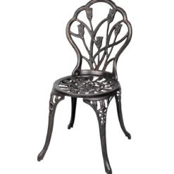 Alu Balkonset Bistroset Gartenmöbel Tisch mit 2 Stühle Sitzgruppe Balkonmöbel