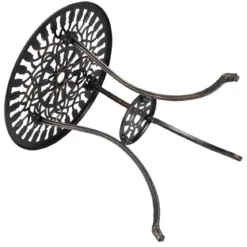 Alu Balkonset Bistroset Gartenmöbel Tisch mit 2 Stühle Sitzgruppe Balkonmöbel