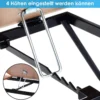 Arbeitstisch Laptoptisch Notebooktisch Betttisch Betttablett Tisch Faltbar Lapdecks Natur+Schwarz