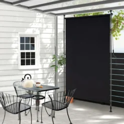 Außen Senkrechtmarkise Höhenverstellbare & Ausziehbare Vertikalmarkise 150 x 220-310 cm