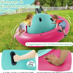 Aufblasbare Kuppelwippe zum Rollen & Neigen & Klettern & Hüpfen Kinderwippe