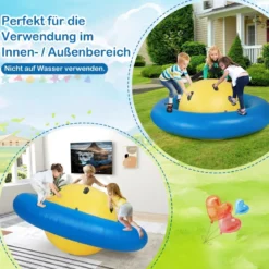 Aufblasbare Kuppelwippe zum Rollen & Neigen & Klettern & Hüpfen Kinderwippe