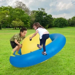 Aufblasbare Kuppelwippe zum Rollen & Neigen & Klettern & Hüpfen Kinderwippe