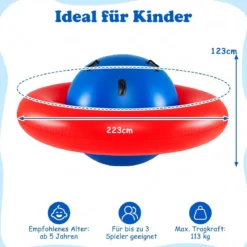 Aufblasbare Kuppelwippe zum Rollen & Neigen & Klettern & Hüpfen Kinderwippe