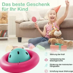 Aufblasbare Kuppelwippe zum Rollen & Neigen & Klettern & Hüpfen Kinderwippe