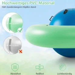 Aufblasbare Kuppelwippe zum Rollen & Neigen & Klettern & Hüpfen Kinderwippe