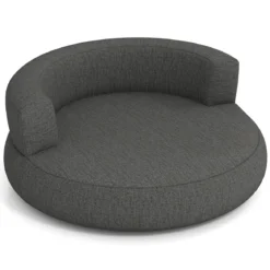 Aufblasbares Sofa aufblasbarer Lounger Luftsofa mit abnehmbarem Bezug großzügige Liegefläche Grau