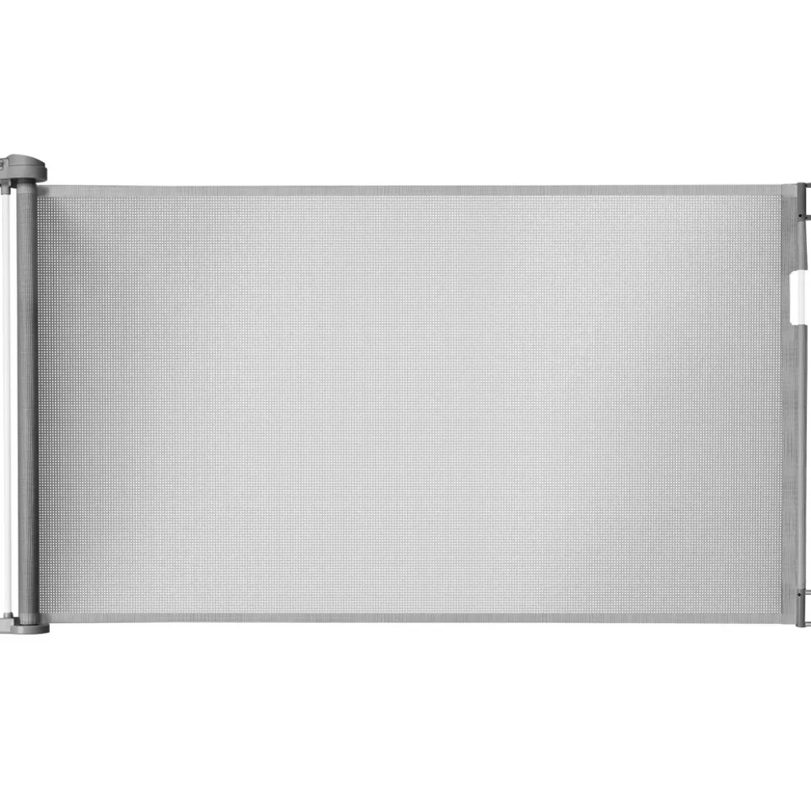 Ausziehbares Türschutzgitter Treppenschutzgitter Absperrgitter für Babys 146 x 86 cm Grau