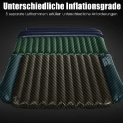 Autoluftmatratze für die Rückbank Aufblasbare SUV Luftmatratze 189 x 128 x 12 cm Schwarz