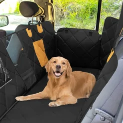Auto Rückbank Hundedecke Wasserdichter & Kratzfester & Rutschfester 215 x 148 cm Schwarz