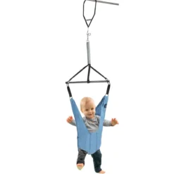 Baby Jumper Türhopser Babyschaukel Verstellbarer Baby-Hängeschaukelsitz Blau