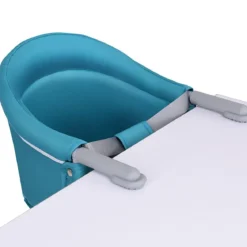 Baby Tischsitz Babysitz klappbar mit Befestigungsclip Hochstuhl Hellblau