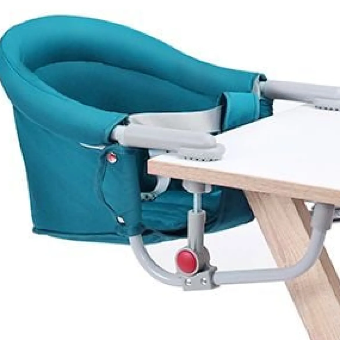 Baby Tischsitz Babysitz klappbar mit Befestigungsclip Hochstuhl Hellblau