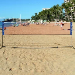 Badmintonnetz Federballnetz Tennisnetz Volleyballnetz mit Ständer Tasche 3M 4M