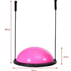 Balance Trainer Ball Yoga Pilates Gymnastikball Körperbalance Flexibilität Rehabilitation ø59cm