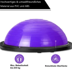 Balance Trainer Ball Yoga Pilates Gymnastikball Körperbalance Flexibilität Rehabilitation ø59cm