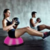 Balance Trainer Ball Yoga Pilates Gymnastikball Körperbalance Flexibilität Rehabilitation ø59cm- rosa