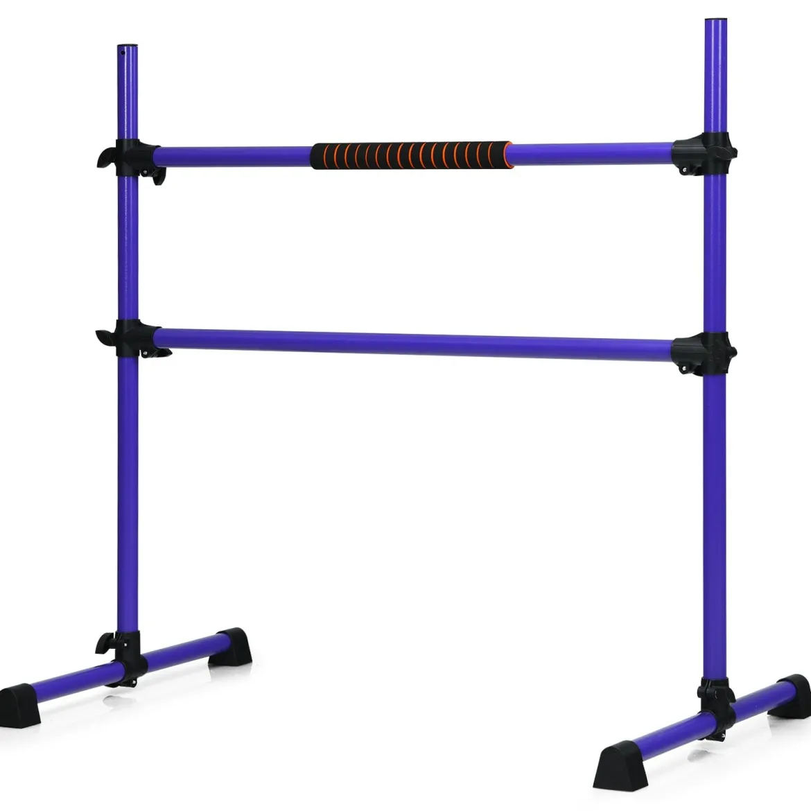 Ballet-Bar Ballettstange Ballett/Stretch Barre Höhenverstellbar Mobil Lila 124,5x 71 x 120CM
