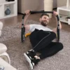 Bauchtrainer Bauchmuskeltrainer AB Trainer Roller mit Kissen für Crunches und Liegestütze