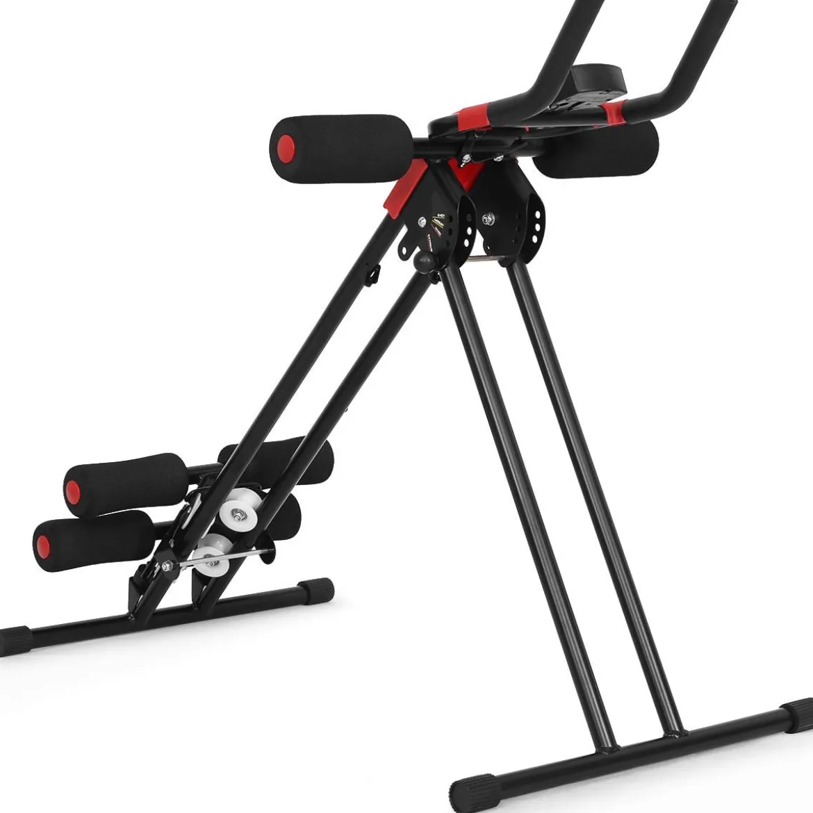 Bauchtrainer Rückentrainer AB Bauchmuskeltrainer klappbar Heimtrainer mit LCD-Display