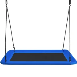 Baumschaukel Nestschaukel 100-180cm verstellbaren Seil Indoor & Outdoor-Baumschaukel Schaukel Blau/Grün/Bunt