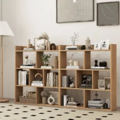 Bücherregal mit 7 Würfeln Standregal Würfelregal Aufbewahrungsregal 80 x 20 x 90 cm