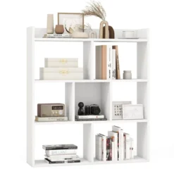 Bücherregal mit 7 Würfeln Standregal Würfelregal Aufbewahrungsregal 80 x 20 x 90 cm