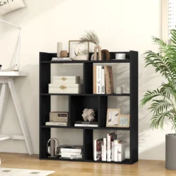 Bücherregal mit 7 Würfeln Standregal Würfelregal Aufbewahrungsregal 80 x 20 x 90 cm