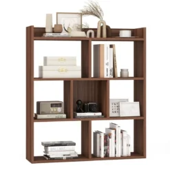 Bücherregal mit 7 Würfeln Standregal Würfelregal Aufbewahrungsregal 80 x 20 x 90 cm