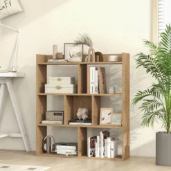 Bücherregal mit 7 Würfeln Standregal Würfelregal Aufbewahrungsregal 80 x 20 x 90 cm