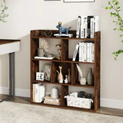 Bücherregal mit 7 Würfeln Standregal Würfelregal Aufbewahrungsregal 80 x 20 x 90 cm