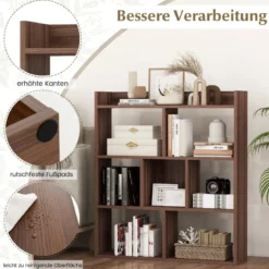 Bücherregal mit 7 Würfeln Standregal Würfelregal Aufbewahrungsregal 80 x 20 x 90 cm