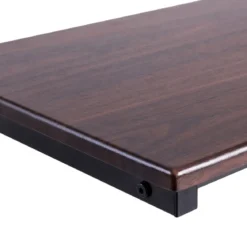 Beistelltisch Laptoptisch Computertisch PC Tisch Seitentisch Metall + Holz 55 x 35 x 65 cm Kaffee