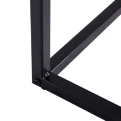 Beistelltisch Laptoptisch Computertisch PC Tisch Seitentisch Metall + Holz 55 x 35 x 65 cm Kaffee