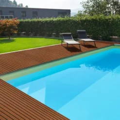 Bodenbelag für Boote Selbstklebend aus EVA-Schaumstoff Rutschfest 240 x 90 cm Braun