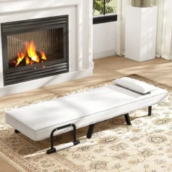 Cabrio-Schlafsofa Klappsessel Schlafcouch Sofabett 5-Positionen-Liegestuhl Hellgrau/Schwarz/Blau/Dunkelgrau/Kaffee