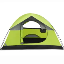 Campingzelt mit wasserabweisendem Oxford-Stoff Doppelschicht 212 x 152 x 122 cm Grün
