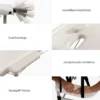 70cm breit Alu Massagetisch mit Tragetasche 2-Fach Faltbares Massagebett mit abnehmbarer Kopfstütze und Armlehnen