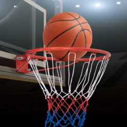 Ø45cm/37cm Basketballkorb mit Ring & Netz für Tür & Wandmontage Indoor Mini Basketball Korb