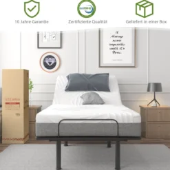 20cm dicke Doppelbettmatratze Noppenschaumstoff kühler und atmungsaktiver Schaumstoff für verstellbares Bett