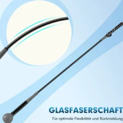 120cm Golfschwungtrainer-Hilfe mit Gewichts-Kopf Golf Trainingshilfe Schwungtrainer Grau